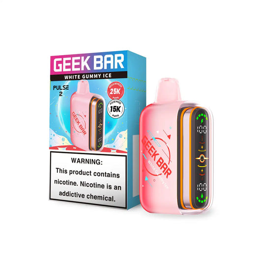 White Gummy Ice - Geek Bar Pulse 2 25K Disposable Vape
