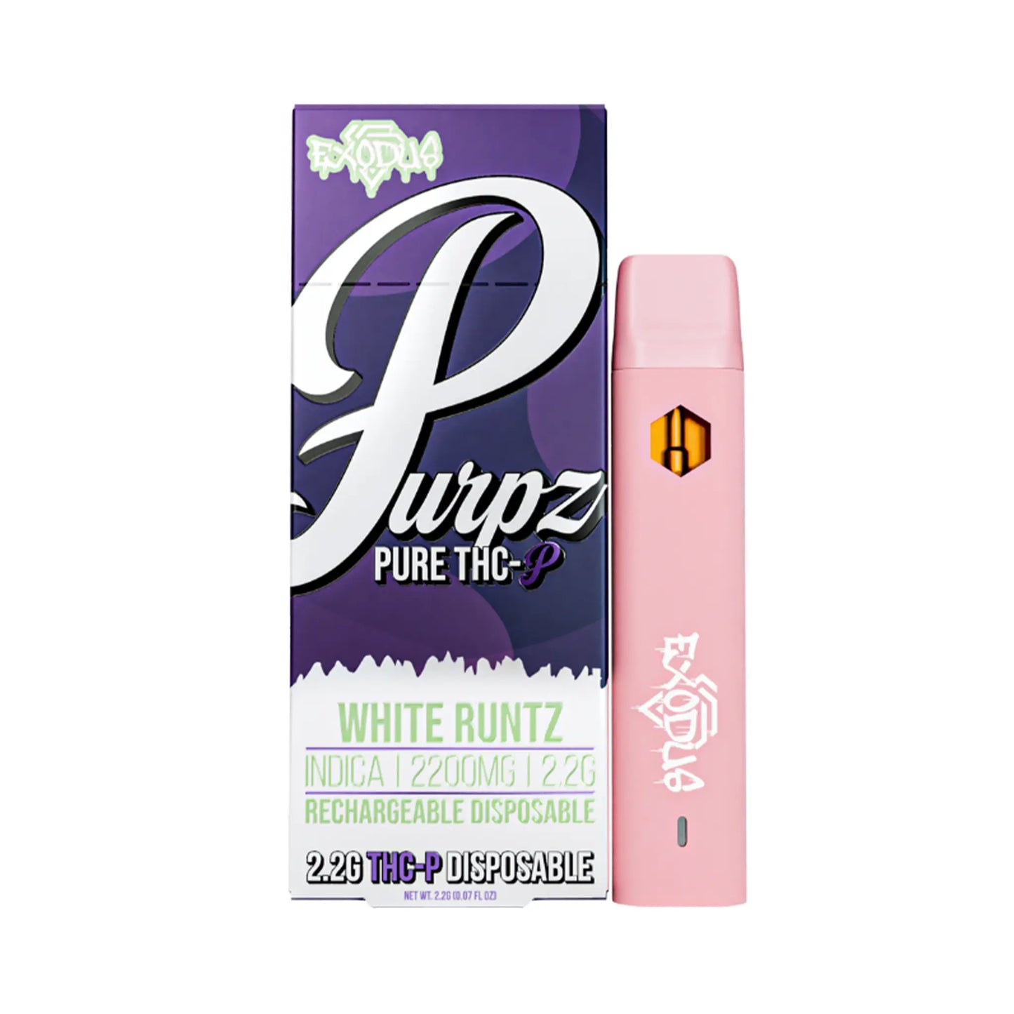 Exodus Purpz Pure THC-P Einweg-Vape 2,2 g