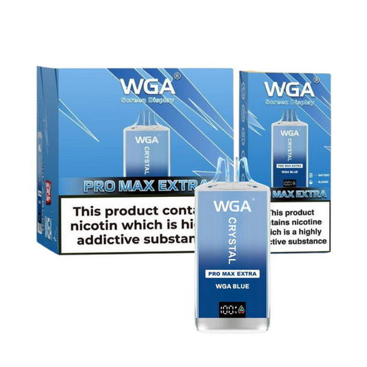 Packung mit 10 WGA Crystal Pro Max Extra 15000 Vape