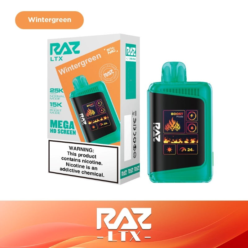 RAZ LTX 25K Disposable Vape 16ml 5%